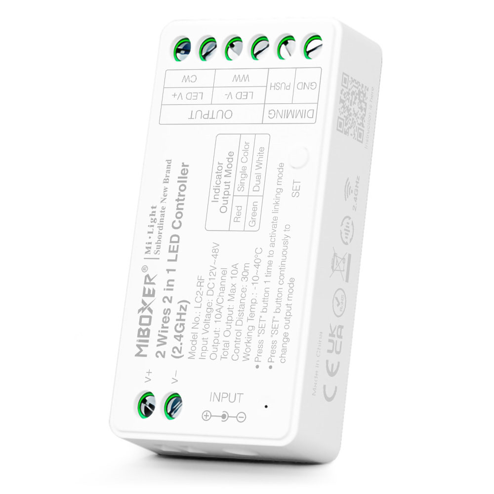 Synergy 21 LED Controller S-Serie CCT (2 Wires) 2,4G Milight/Miboxer