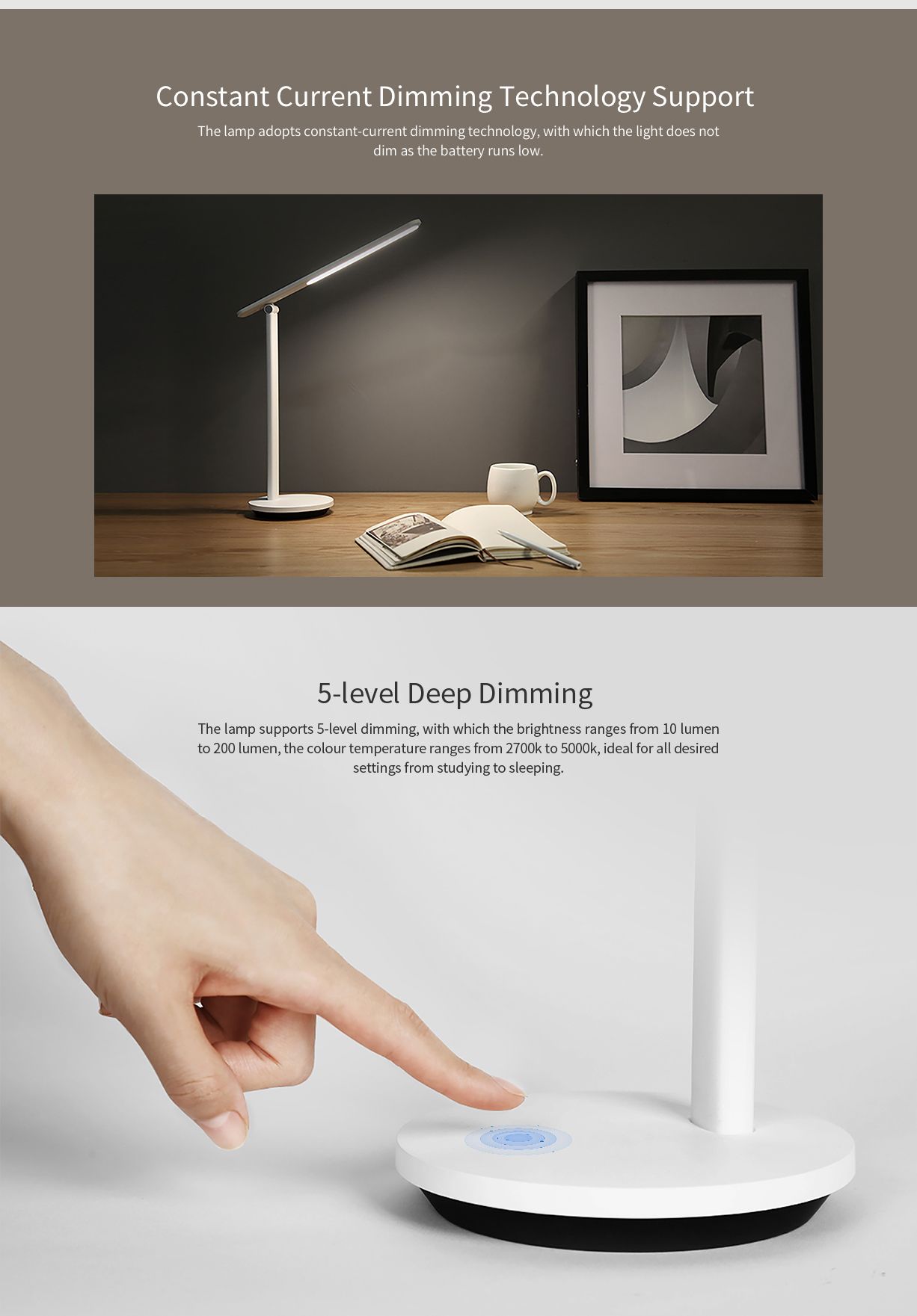 Yeelight LED Folding Desk Lamp Z1 Pro  - White – LED Produkt