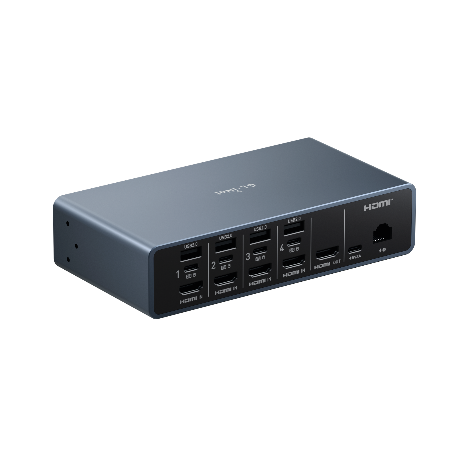 GL.iNet KVM over IP RM4PE Comet X Quad-Port Remote KVM with PoE • GL-RM4PE