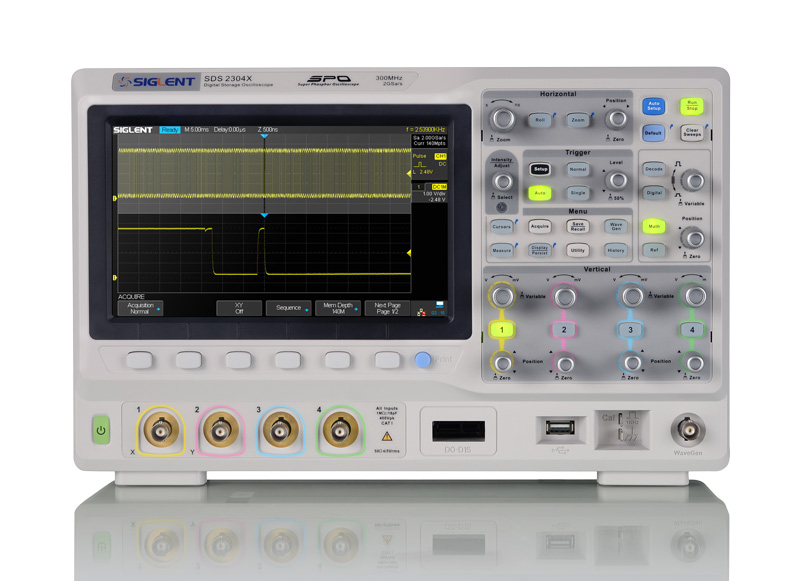 Siglent SDS2204X Plus 4Ch 200MHz 2GSa/s Oszilloskop