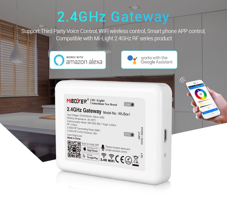 Synergy 21 LED Fernbedienung WLAN Controller *Milight/Miboxer* Synergy 21 LED Fernbedienung WLAN Controller *Milight/Miboxer*