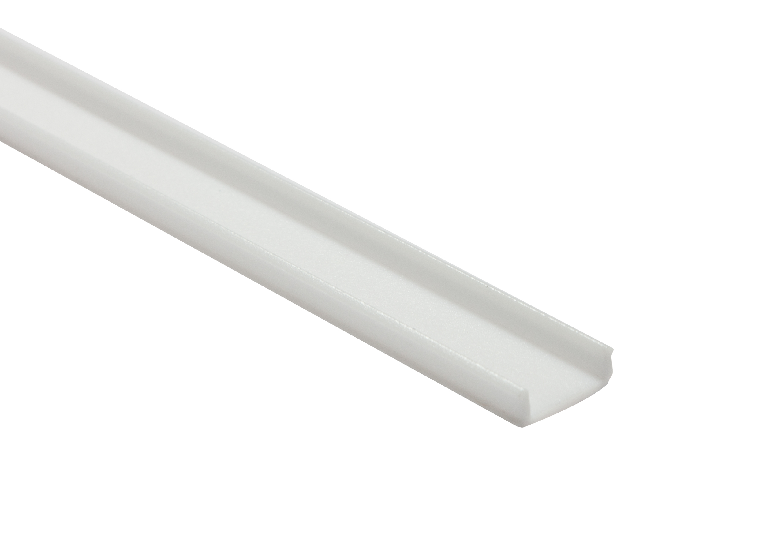 Synergy 21 LED U-Profil zub ALU001-R PMMA opal diffusor/cover +  ALU002-R, ALU003, ALU004, ALU007-R, ALU021, ALU024, ALU084 ,Kunststoffabdeckung opal