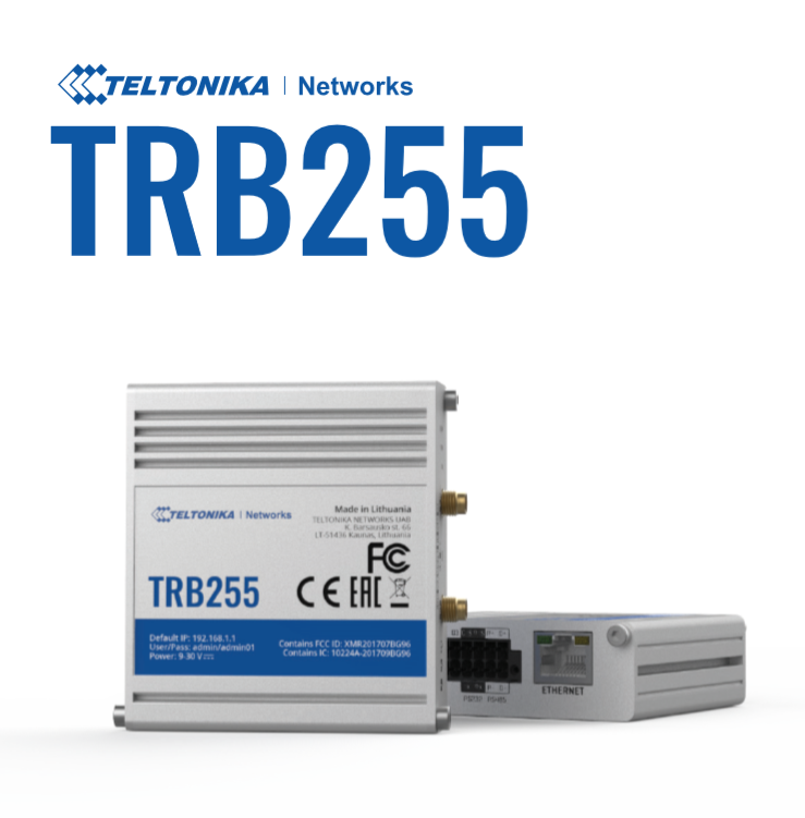 Teltonika TRB255000000 gateway/controller 10, 100 Mbit/s
