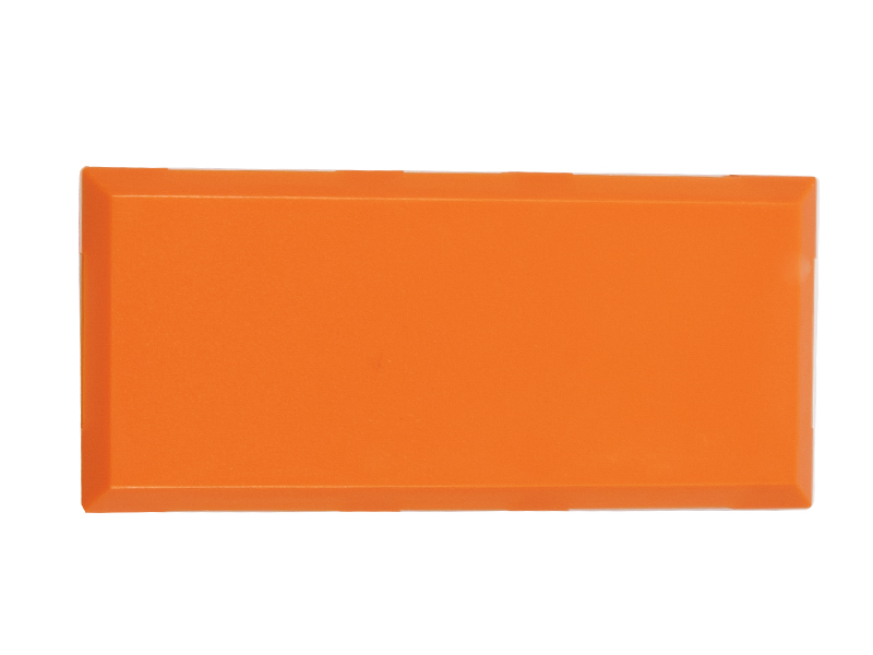 ALLNET Brick’R’knowledge Kunststoffschale 2x1 orange oben und unten 10er Pack