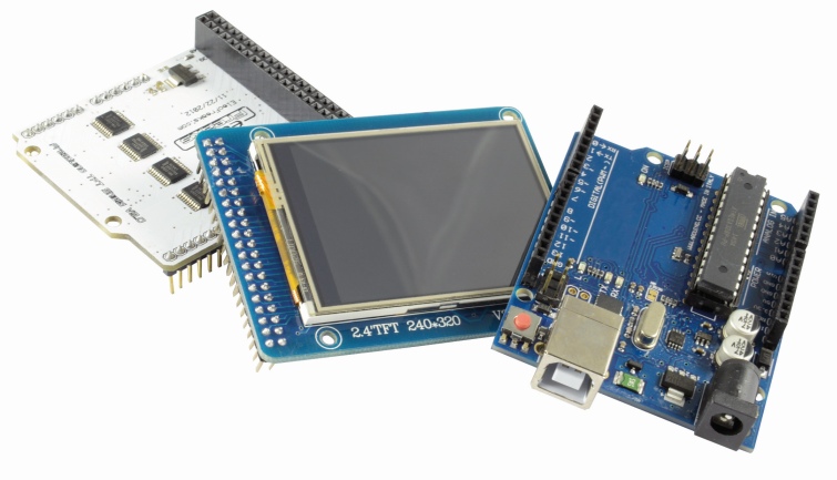 ALLNET 4duino Board Uno R3 Touch Screen Kit ALLNET 4duino Board Uno R3 Touch Screen Kit