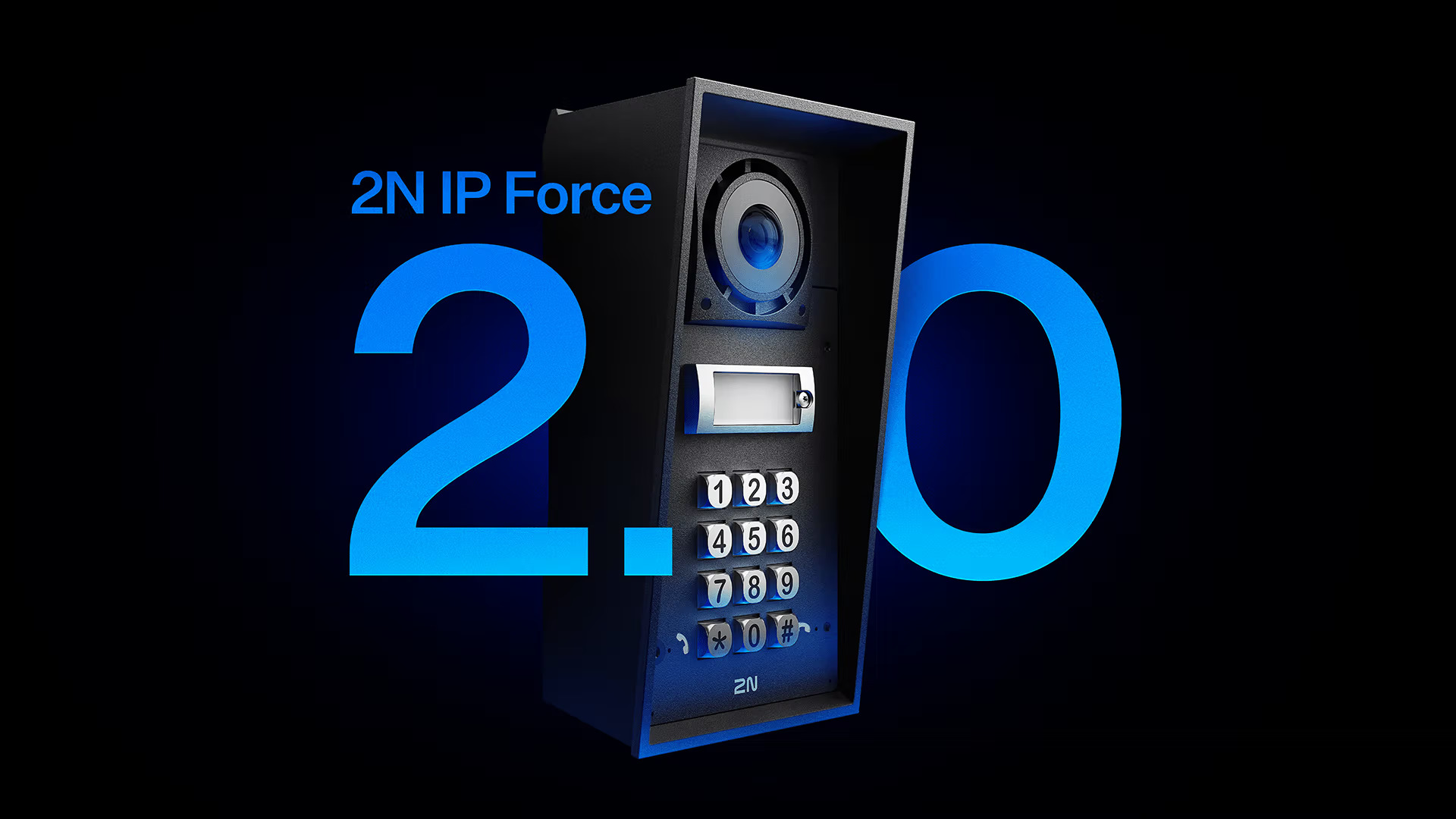 2N Gegensprechanlage EntryCom IP Force 2.0 - 1 Ruftaste (IP69) mit  Kamera 2N Gegensprechanlage EntryCom IP Force 2.0 - 1 Ruftaste (IP69) mit  Kamera