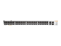 HPE Aruba Networking Networking Instant On Switch 40p Gigabit CL4 8p Gigabit CL6 PoE 2p 10GBT 2p SFP+ 600W 1960