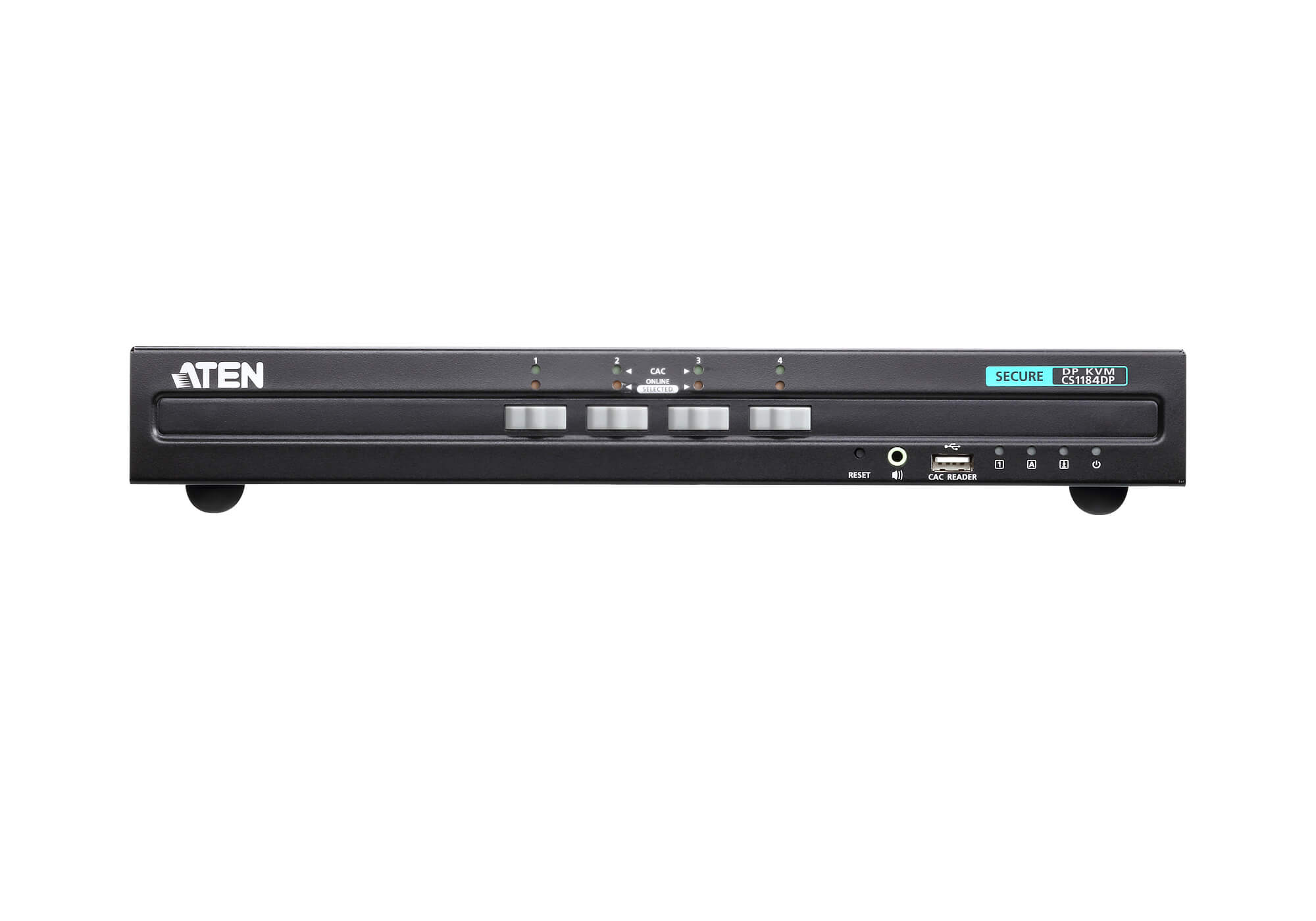 Aten KVM-Switch  4-fach Audio/DP(Displayport), USB, Secure, Aten KVM-Switch  4-fach Audio/DP(Displayport), USB, Secure,