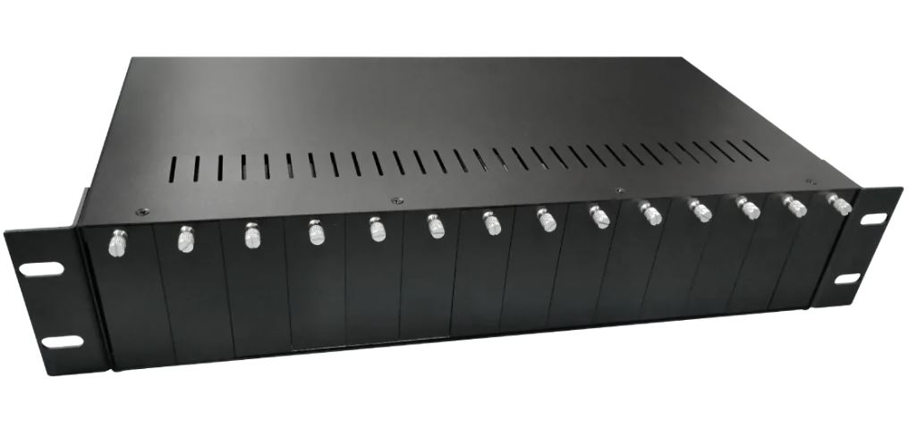 Z Cudy 2U 19-Inch 14-Slot Dual Power Chassis