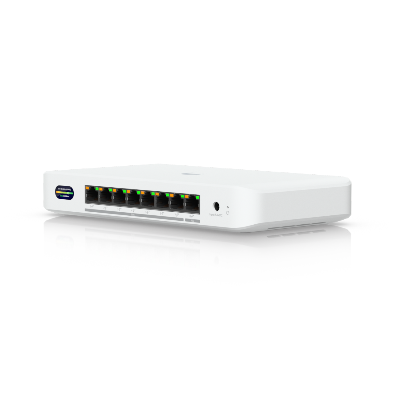Ubiquiti Wireless Device Bridge Switch • BE10000 • 2x2 • Indoor • 1x 10 GbE • 7x 2.5 GbE • 8x PoE+ • UniFi • UDB-Switch