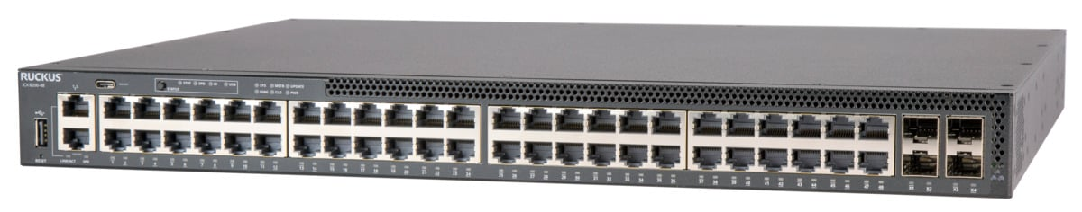 RUCKUS Networks switch full managed layer3 52 port • 48x 1 gbe • 4x sfp28 • 19" • icx8200-48