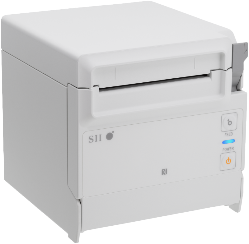 Kassendrucker/Bondrucker Seiko RP-F10, LAN/USB-A, weiß (hellgrau) (RP-F10-W27J1-3 10819)