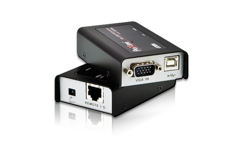 Aten KVM-Extender, mini, 100mtr. VGA, USB, Aten KVM-Extender, mini, 100mtr. VGA, USB,