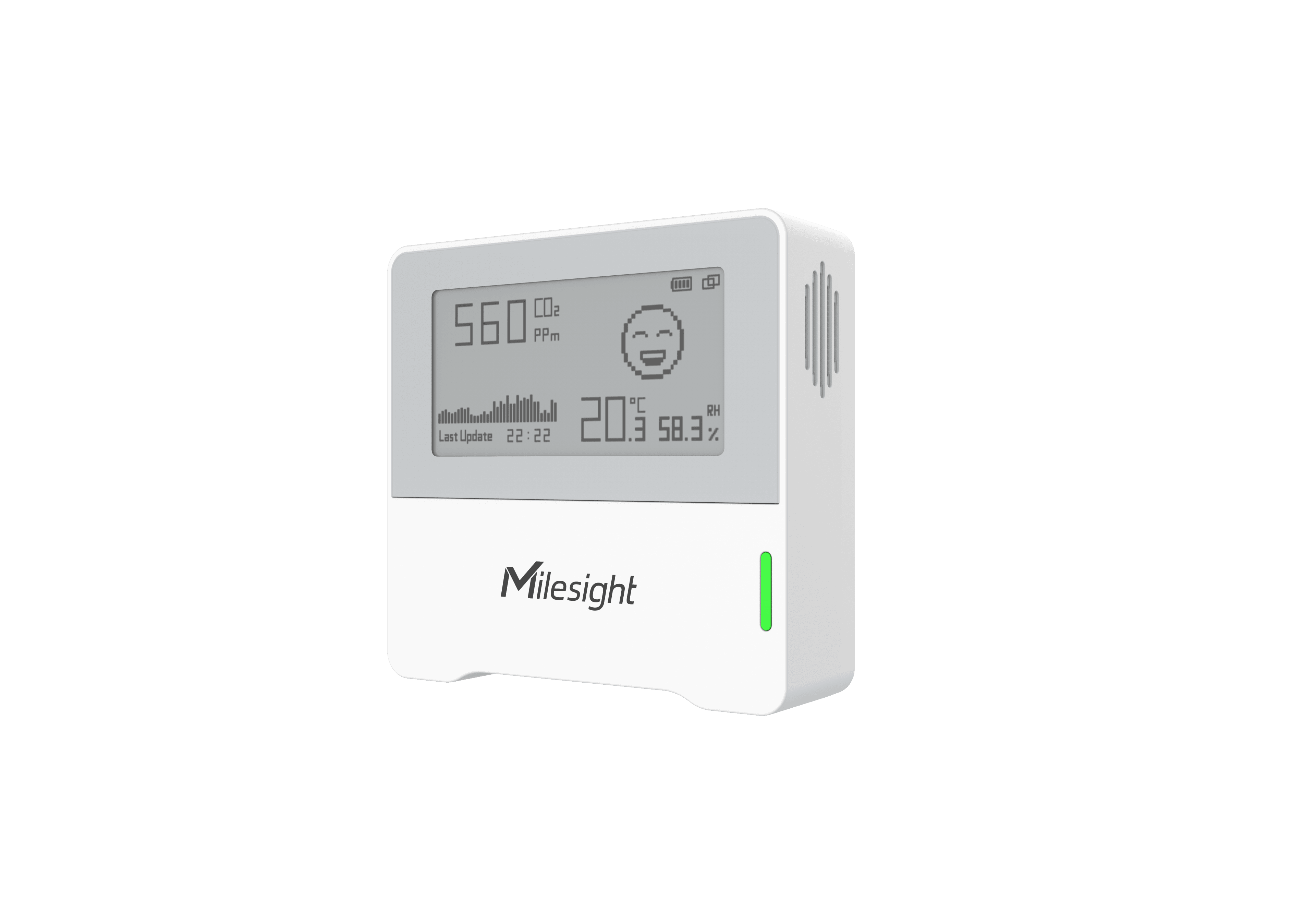 Milesight IoT Indoor Ambience Monitoring Sensor, AM103-868M LoRaWAN / Temp. / Humidity / CO2 / E-Ink Display