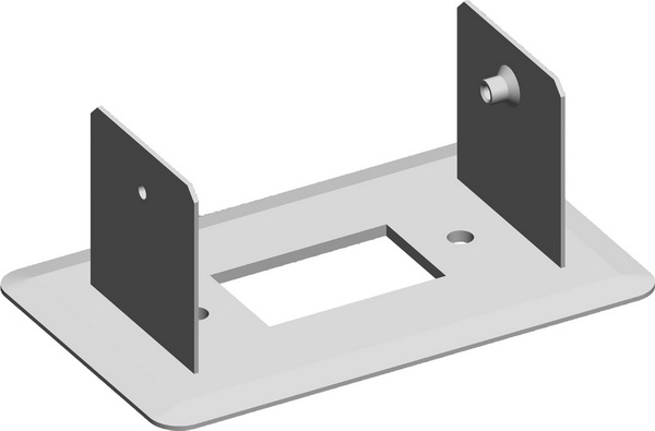 TEM Serie Module BrüStungskanal FIXING PLATE MA SINGLE130x65 E