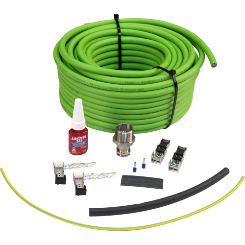 Axis 03307-001 networking cable Green 25 m Cat6a