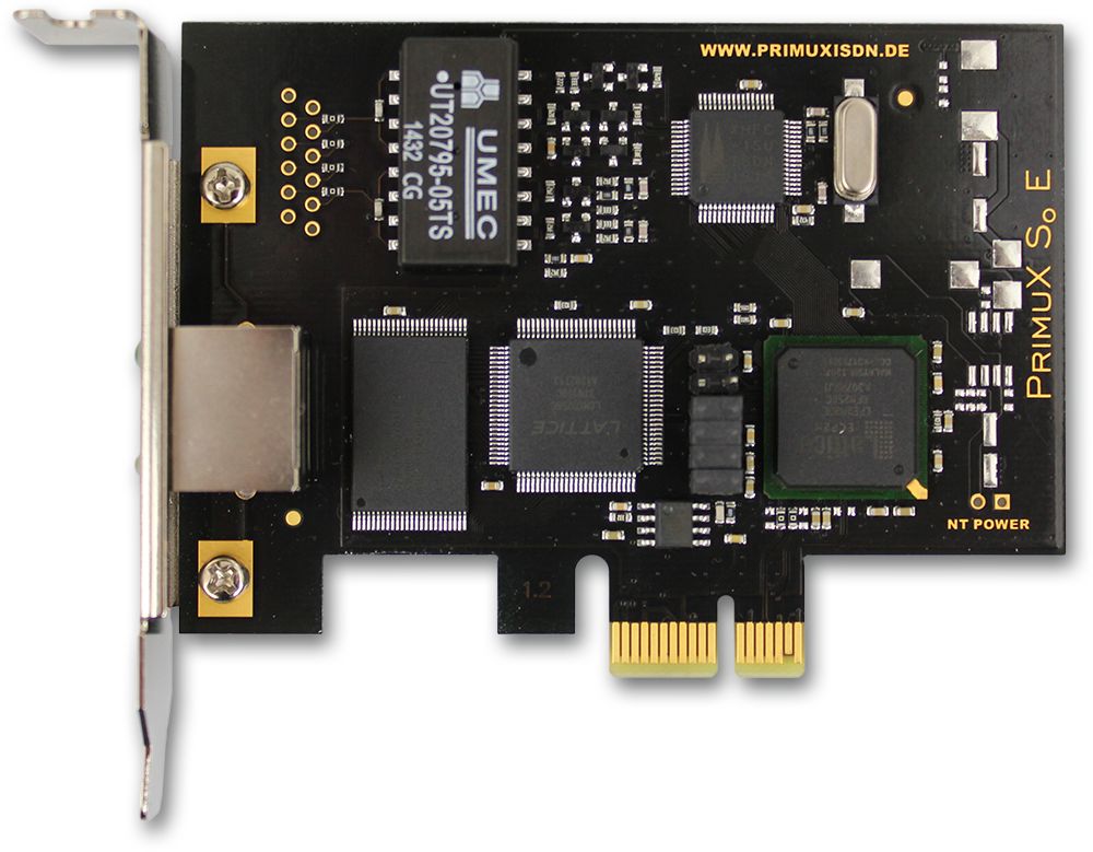 Gerdes PrimuX S0 E+ Server Controller PCI-Express mit extra Low-Profile Blech Gerdes PrimuX S0 E+ Server Controller PCI-Express mit extra Low-Profile Blech