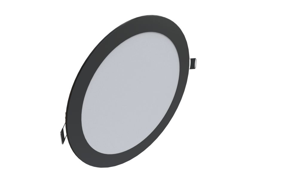 Synergy 21 LED Ultra Slim LED Panel Light V6 12W dual white (CCT) Schwarz 24V