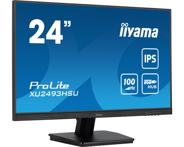 iiyama ProLite XU2493HSU-B7 computer monitor 60.5 cm (23.8") 1920 x 1080 pixels Full HD LED Black