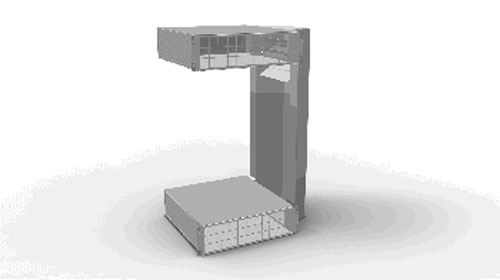 Vertiv(KnüRr) SmartAisle™,Zbh. SwitchTube 19 " Core 460 Mm, 12-21HE, FüR KüHlung Des Switche Aus Dem Kaltgang, Lichtgrau