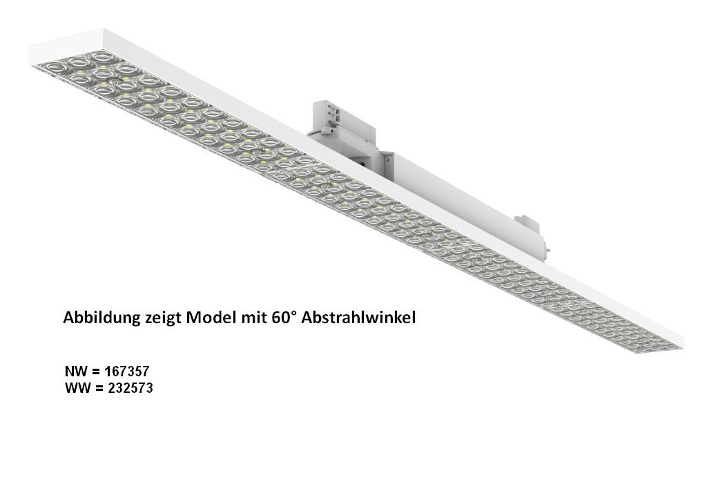 Synergy 21 LED Track-Serie FüR Stromschiene VLE-Serie 48W, 60°, Nw, CRI 90 W