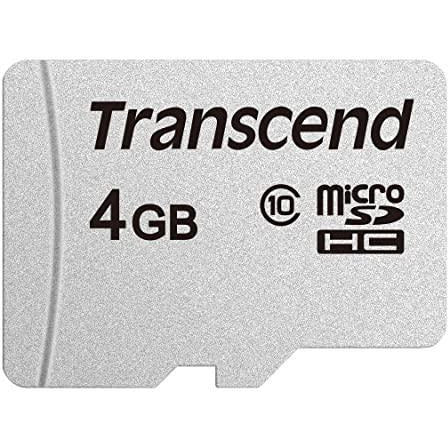 Flash SecureDigitalCard (microSD)   4GB - Transcend 300S