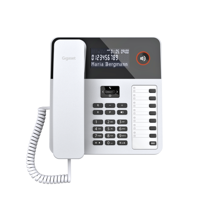 Gigaset DESK 600 weiß/ analoges Telefon