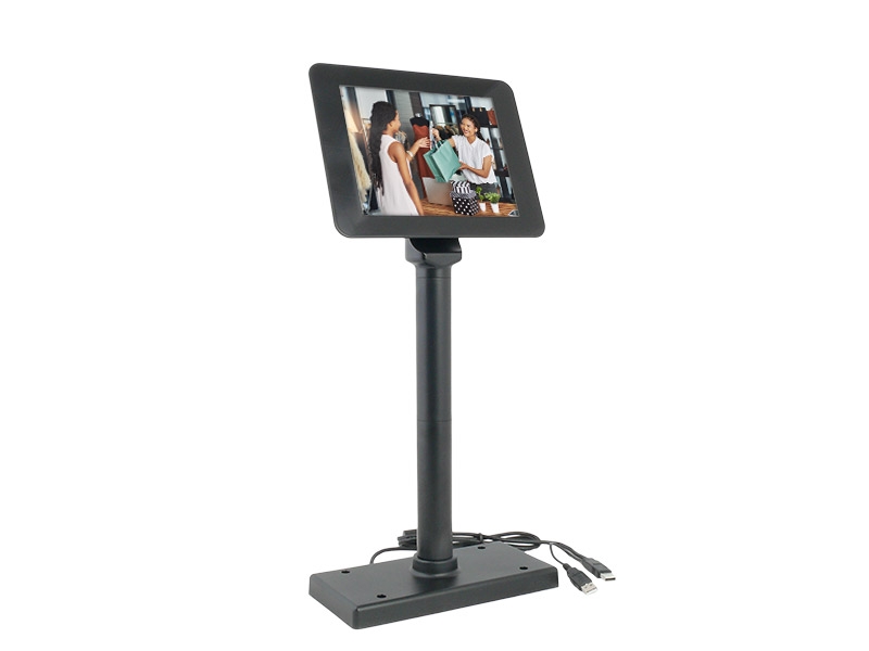 Kasse SD800 - 8 " Kassenmonitor, True Flat Display, USB Anschluss, Black