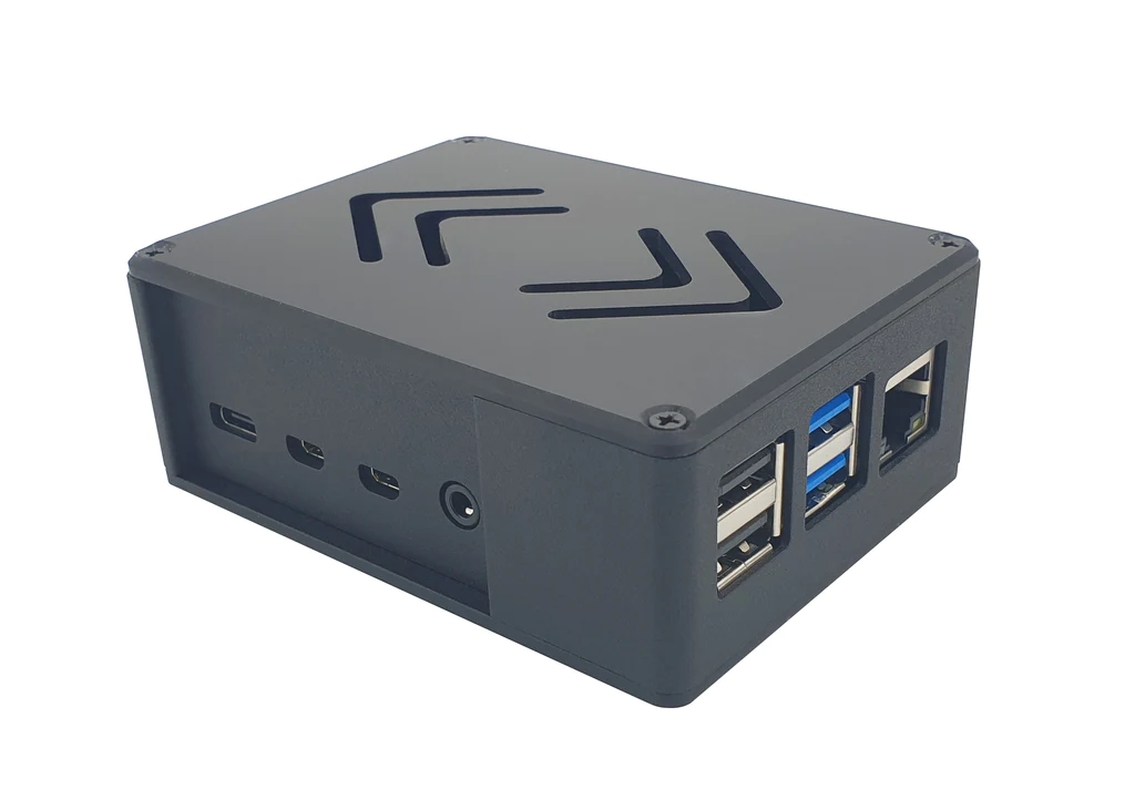 Rock 4 C+ zbh. Aluminium Gehäuse ecoPI PRO LP, schwarz Rock 4 C+ zbh. Aluminium Gehäuse ecoPI PRO LP, schwarz