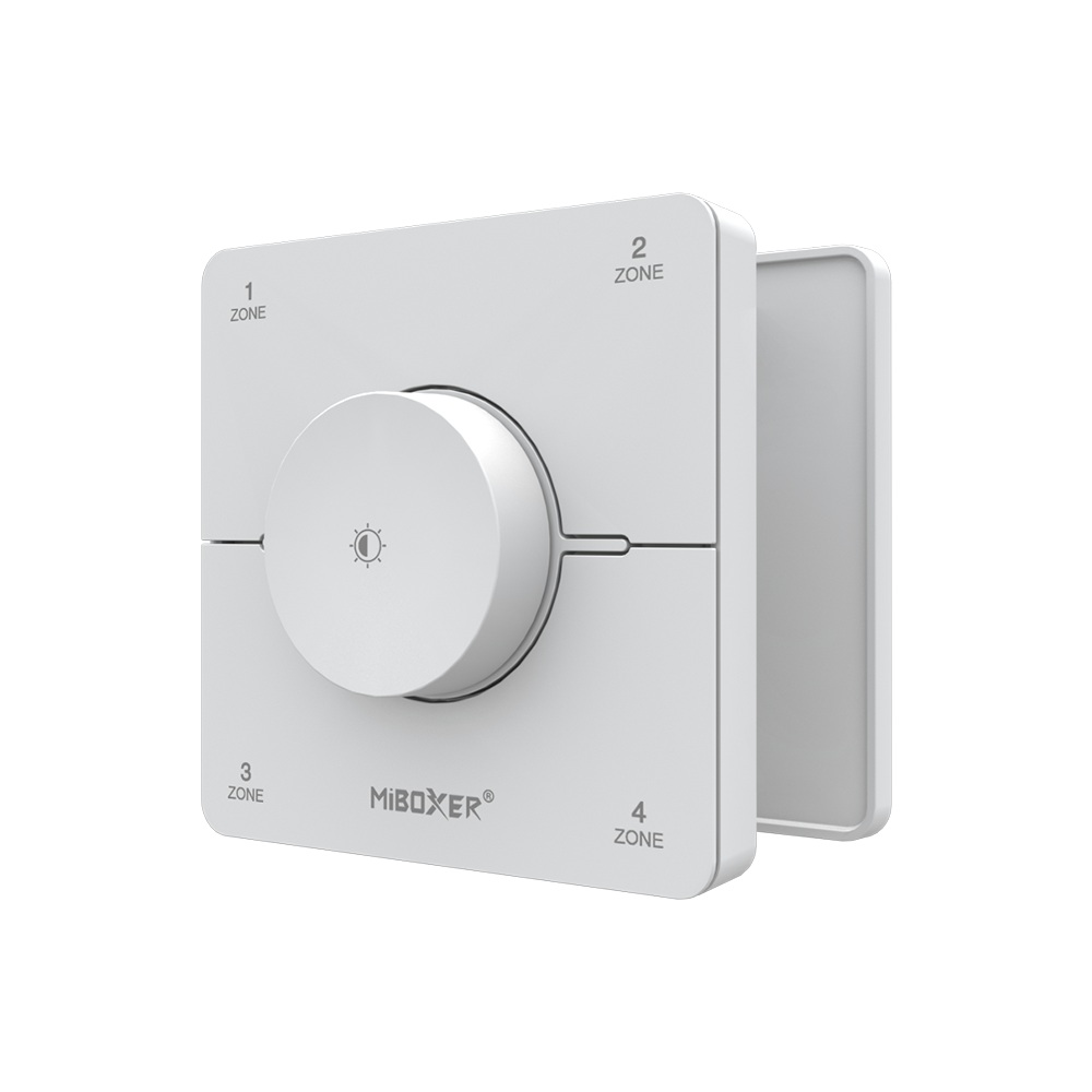 MiBoxer KOS-W LED Fernbedienung 2,4GHz dual white (CCT) 4 Zonen Drehbares Panel (w)