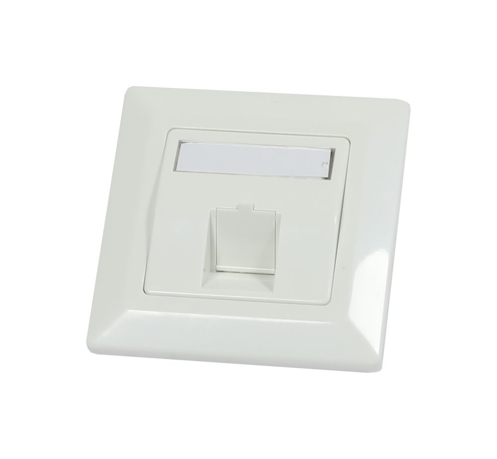 Keystone, Modulträger, UP Dosen für 1xTP-Modul, Reinweiss, Eckiger Aussenrahmen, Synergy 21, Keystone, Modulträger, UP Dosen für 1xTP-Modul, Reinweiss, Eckiger Aussenrahmen, Synergy 21,