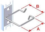 Triton Cable Management Ring Type D3 80x80mm