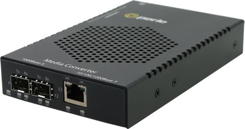 Perle Media Converter S-1110HP-DSFP-XT