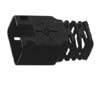 TelegäRtner Plug Modular MP8, Zbh. TüLle, Schwarz, 100Pack
