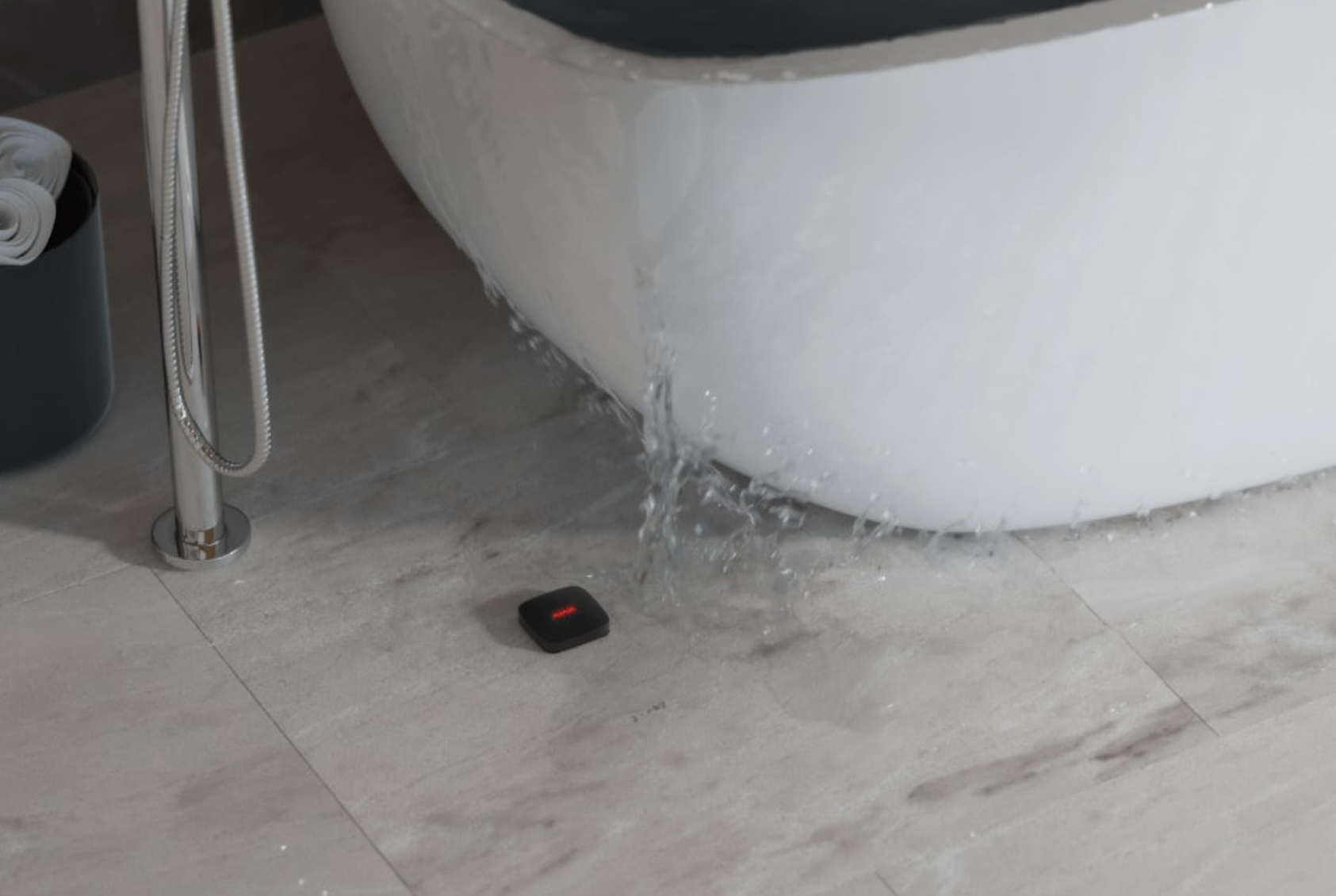 Ajax Homeautomation Wassersensor LeaksProtect  *schwarz*