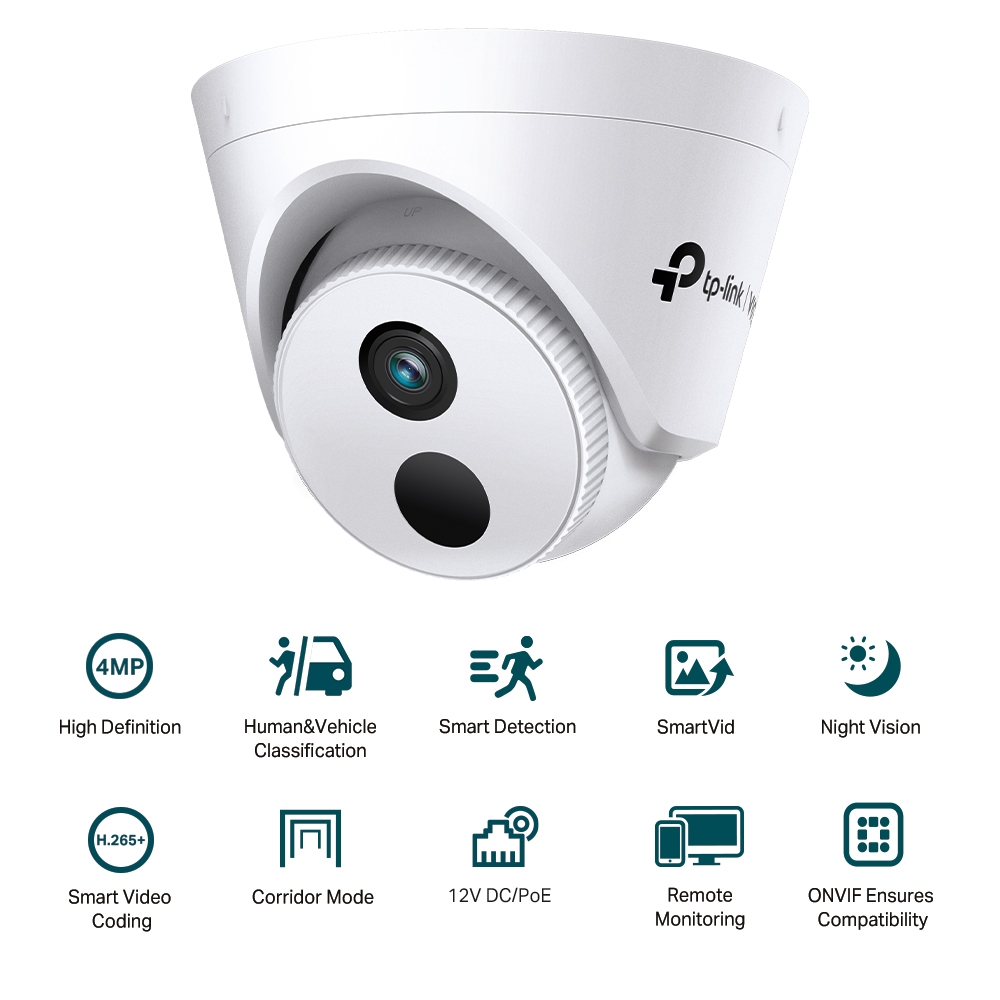 VIGI by tp-link 4MP Turret Network Camera - VIGI C440I(2.8mm)