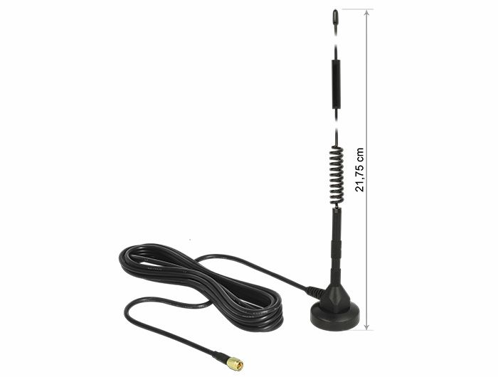 ALLNET GSM-Antenne  5dbi Magnet-Rundstrahlantenne für GSM/3G/LTE 3m