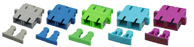 LWL-Kupplung,SC-Buchse/SC-Buchse,  9/125u Singlemode, duplex,PVC, Keramikhülse, LWL-Kupplung,SC-Buchse/SC-Buchse,  9/125u Singlemode, duplex,PVC, Keramikhülse,