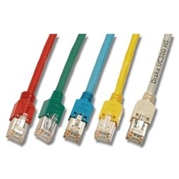 Patchkabel RJ45, CAT5+, 300Mhz, 1.5m gelb