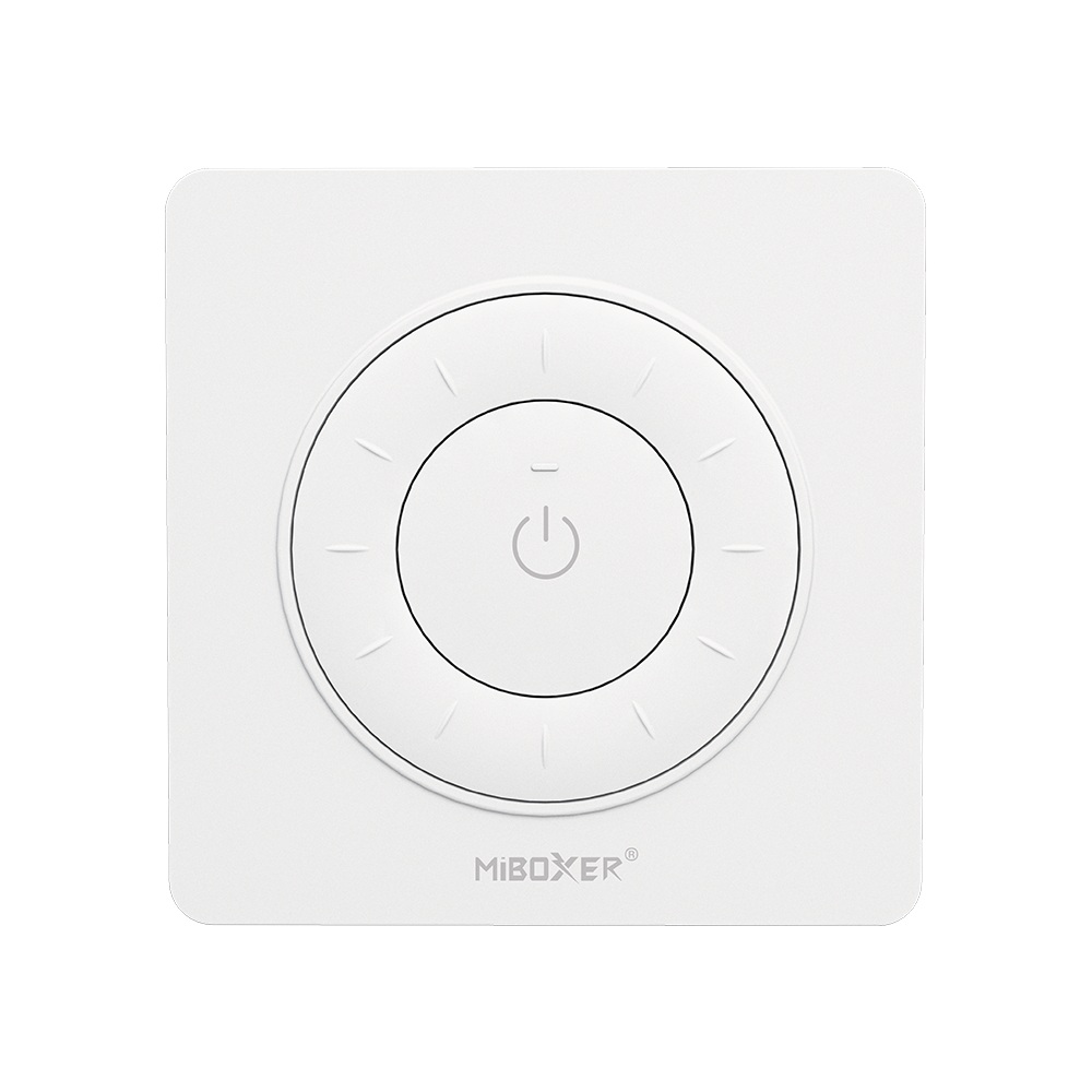 LED Fernbedienung Rotating Wheel Remote 2,4GHz (W) Dual White (CCT) Runde Ecken Milight/Miboxer