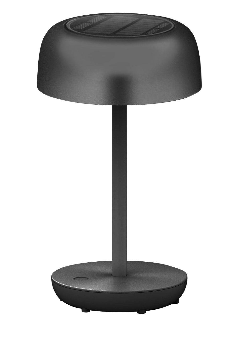 Synergy 21 LED Tischleuchte SOLAR/Akku, Outdoor IP54, Touch Switch Dimmbar, Transparent-Schwarz