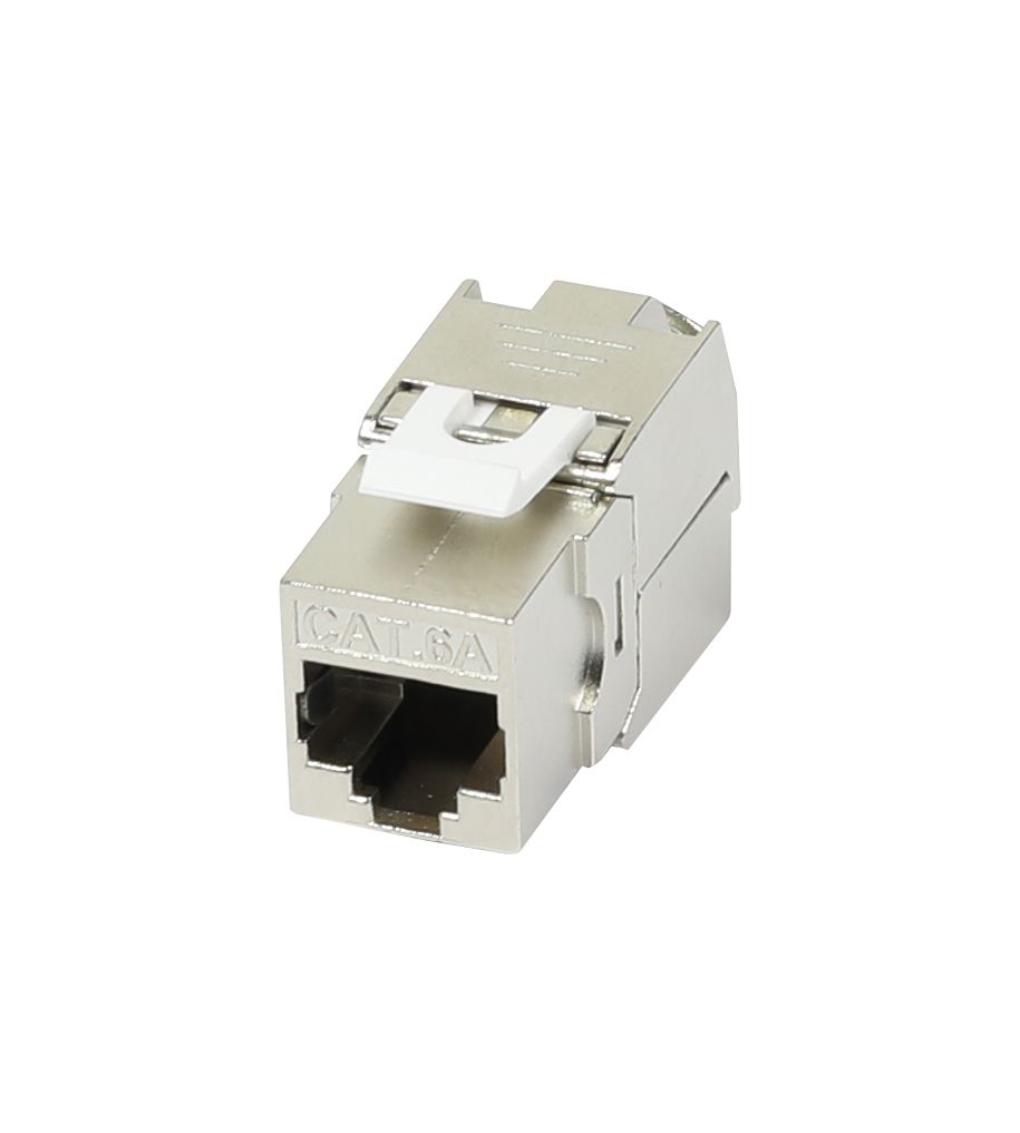 Keystone,Modul, TP-Buchse(RJ45), CAT6A, 500MHz, Slim-line, Synergy 21,