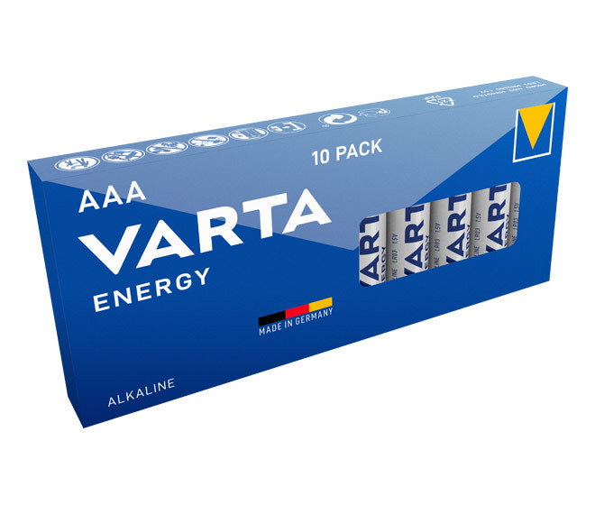 Batterie AAA (LR03) 1.5V *Varta* Energy - 10-Pack Batterie AAA (LR03) 1.5V *Varta* Energy - 10-Pack