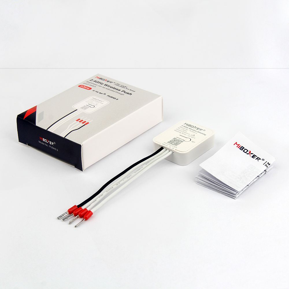 MiBoxer PUSH2-3 LED Dimmer Controller 0-10V 2,4G