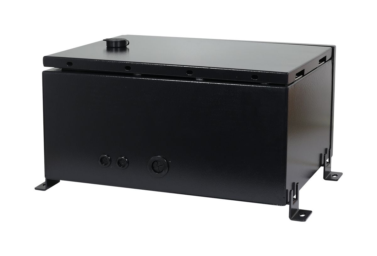 ALLNET DIN-RAIL Wandgehäuse, T223mm, Schwarz, IP55, SO-DIN-Serie,