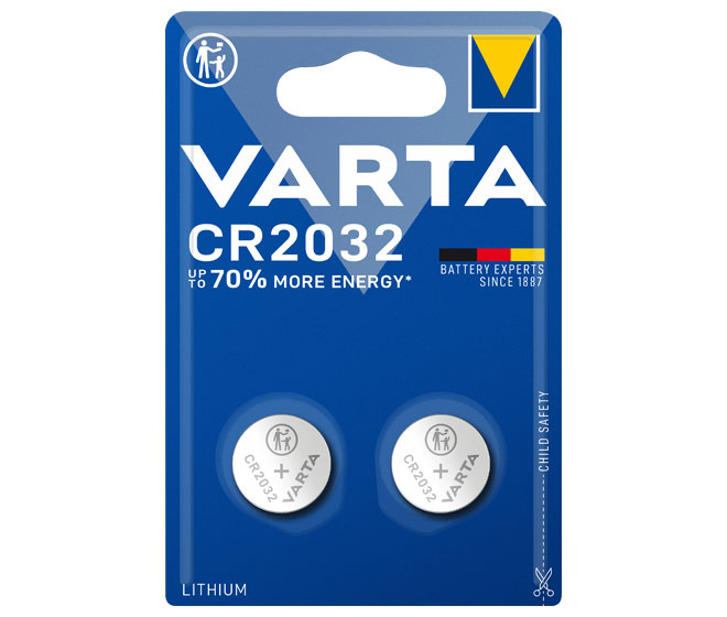 Batterie Knopfzelle CR2032 *Varta* 2-Pack Batterie Knopfzelle CR2032 *Varta* 2-Pack