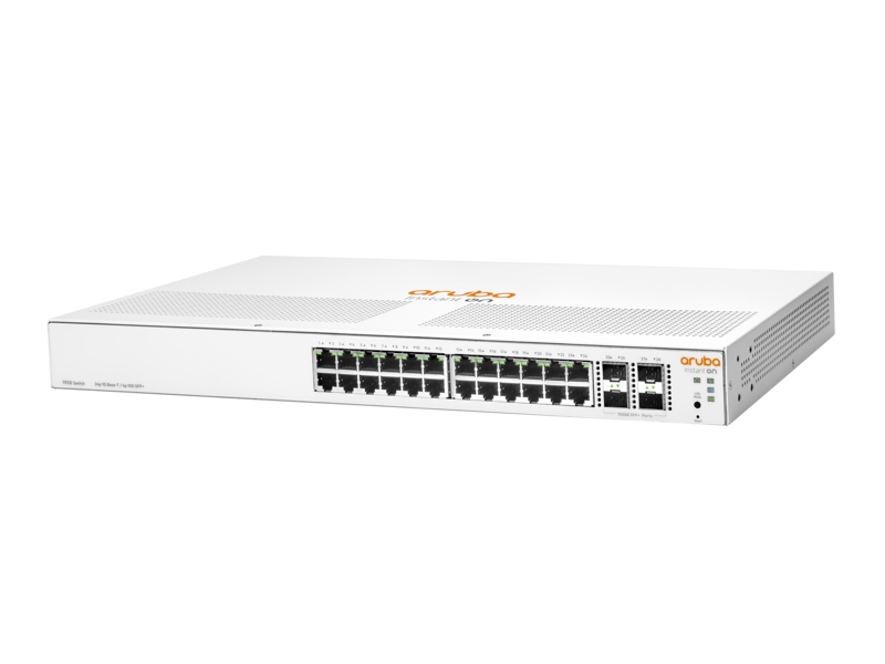 HPE Aruba Networking Networking Instant On Switch 24p Gigabit 4p SFP+ 1930