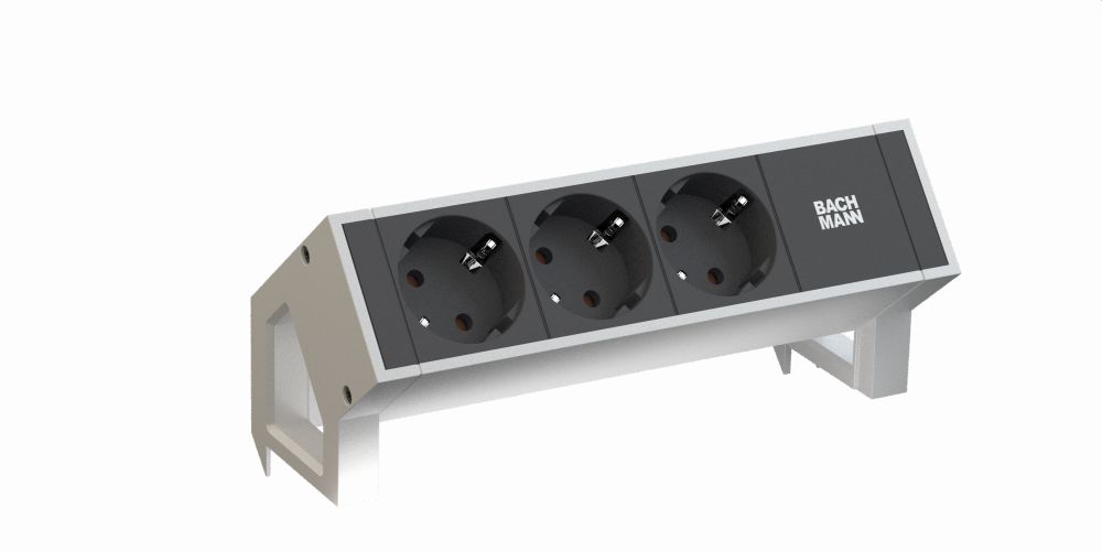 BACHMANN DESK2 3x Safety Contact GST18 Weiss