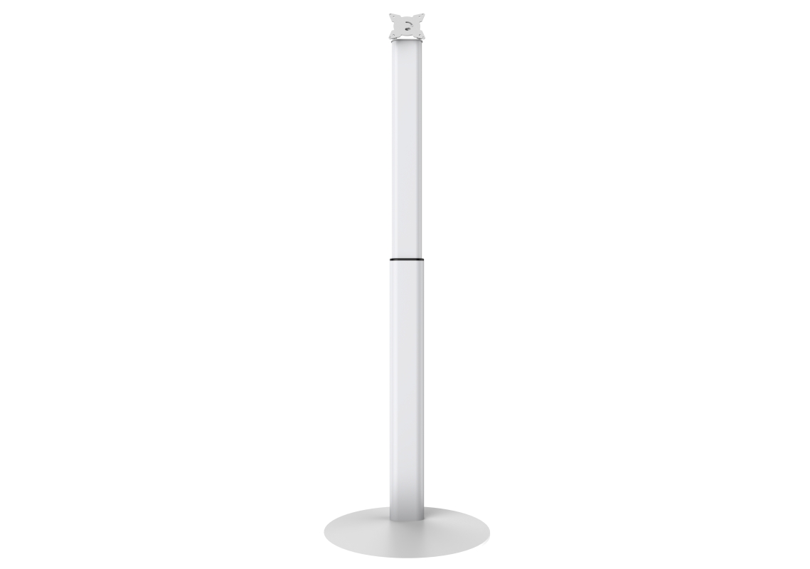 VESA Standfuß Halterung höhenverstellbar für Tablet, Display, Monitor 7,5cm/10cm, weiß VESA Standfuß Halterung höhenverstellbar für Tablet, Display, Monitor 7,5cm/10cm, weiß