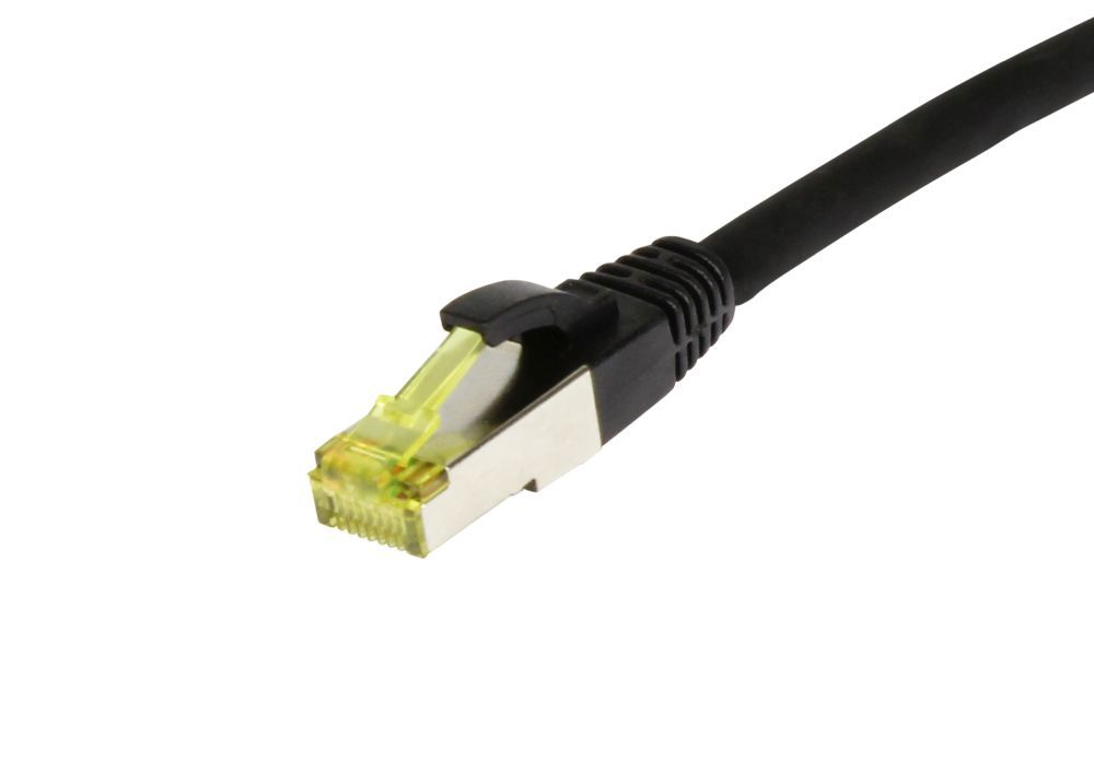 Synergy 21 S217619 networking cable Black 2 m Cat6a S/FTP (S-STP)